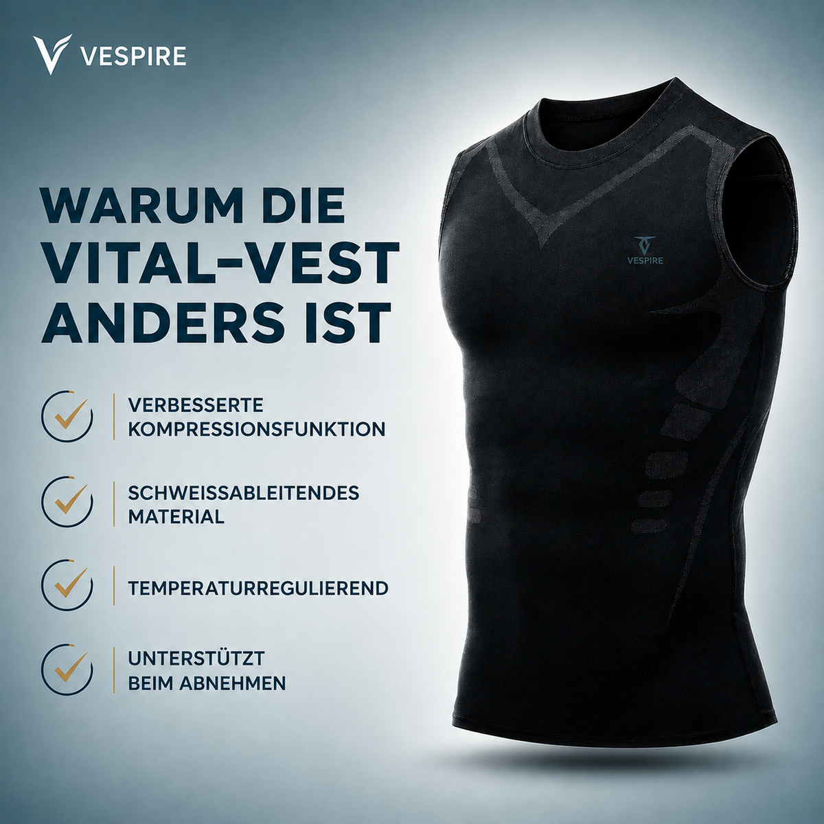 VITAL-VEST™ – Vorteile der Kompressionsweste
