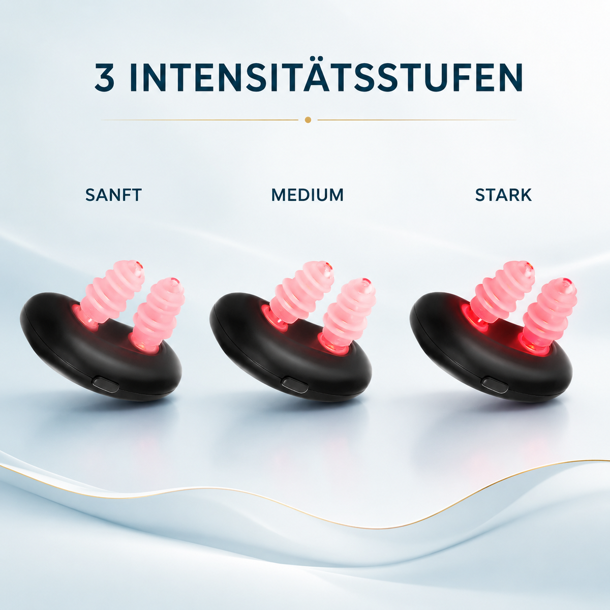 FREE-BREATH-PRO™ – Drei Intensitätsstufen