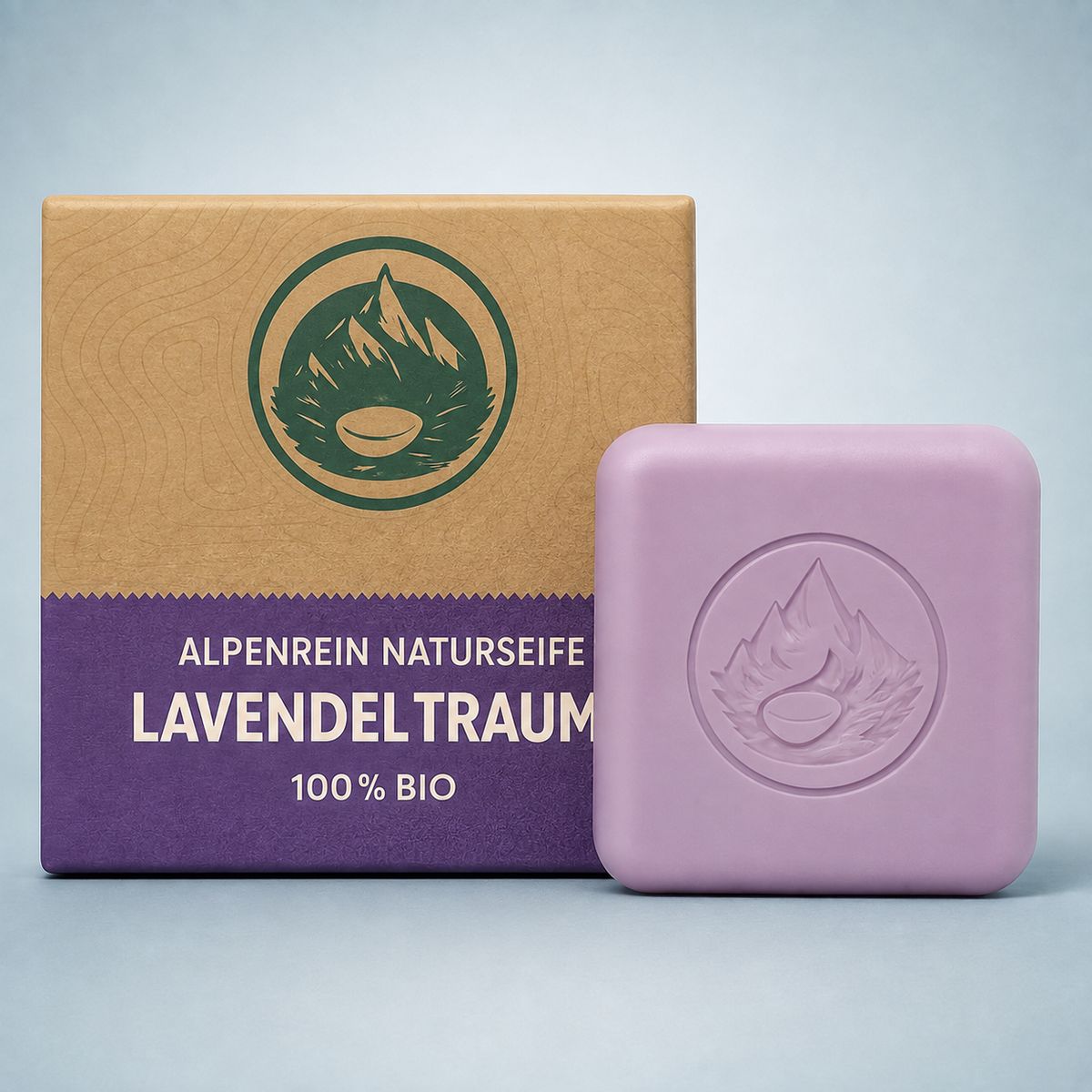 ALPENREIN™ - Naturseife – Variante Lavendel-Traum