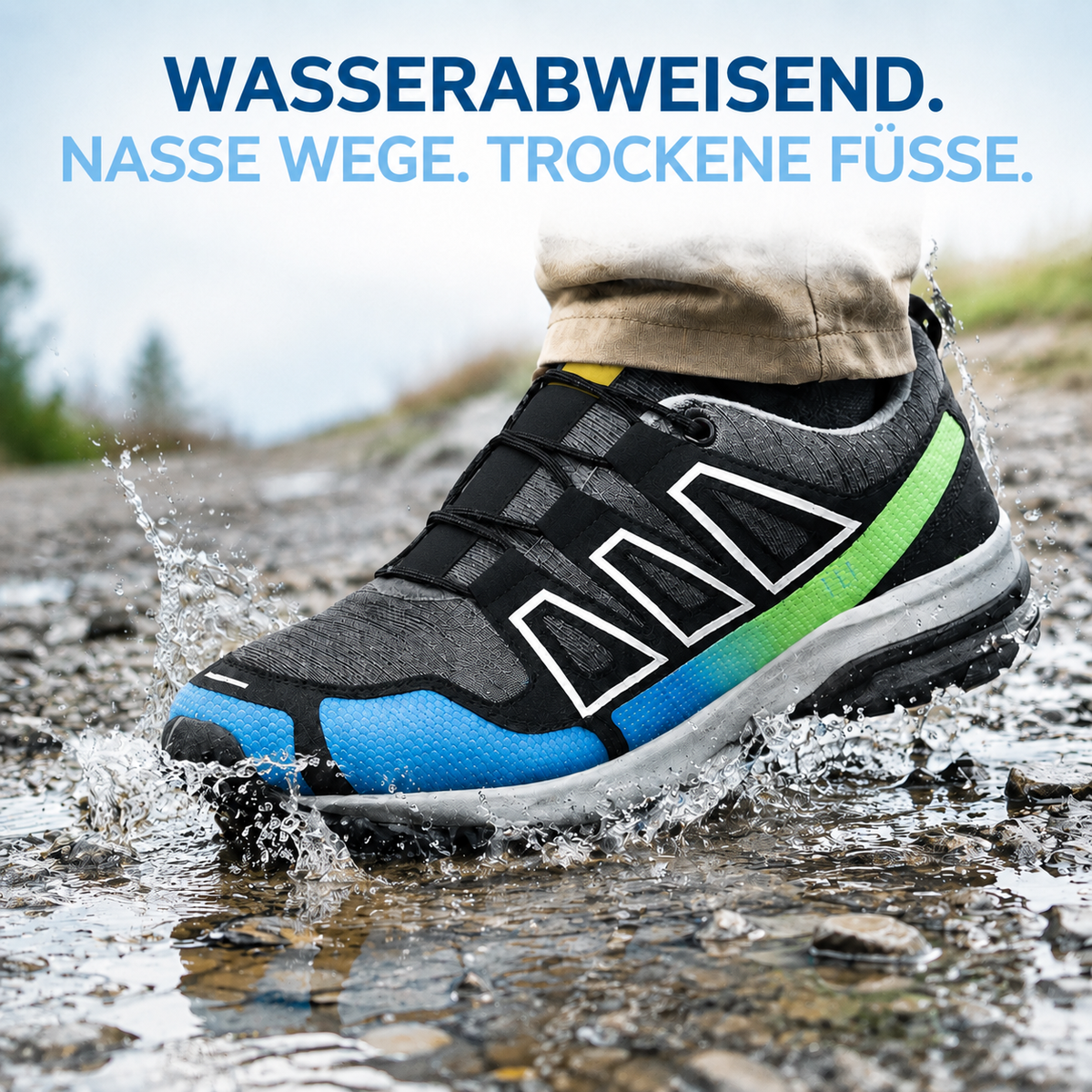 NATUR-LÄUFER™ - Ergonomischer Schuh – Wasserabweisendes Obermaterial