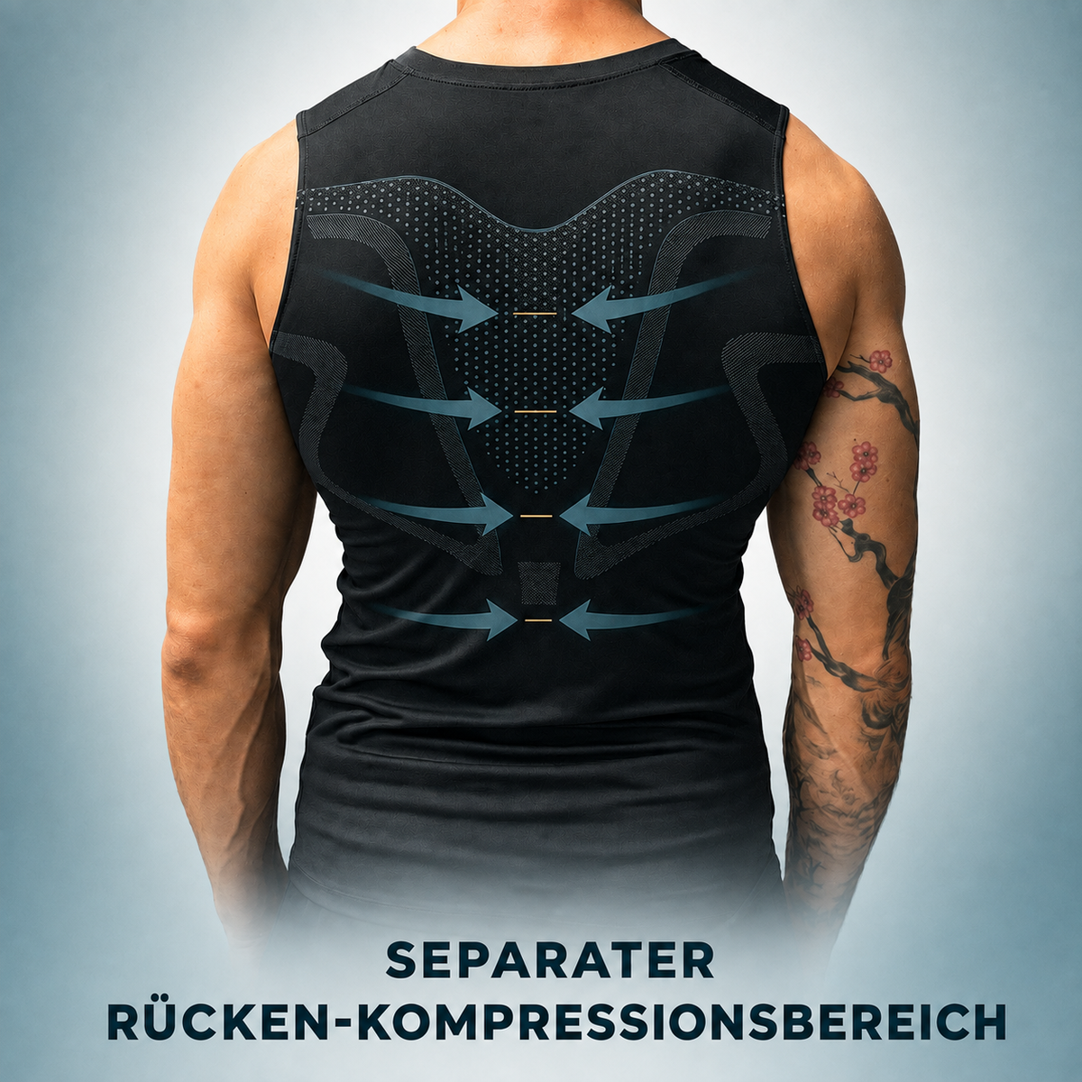VITAL-VEST™ – Kompressionsbereich am Rücken