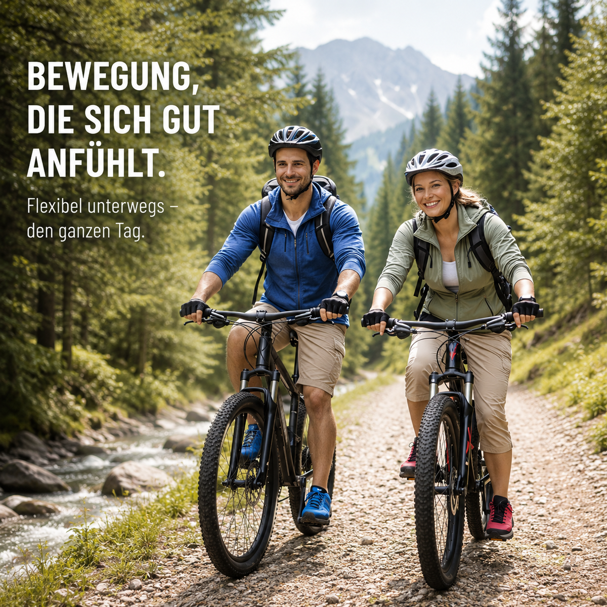 NATUR-LÄUFER™ - Ergonomischer Schuh – Schuhe bei einer Radtour