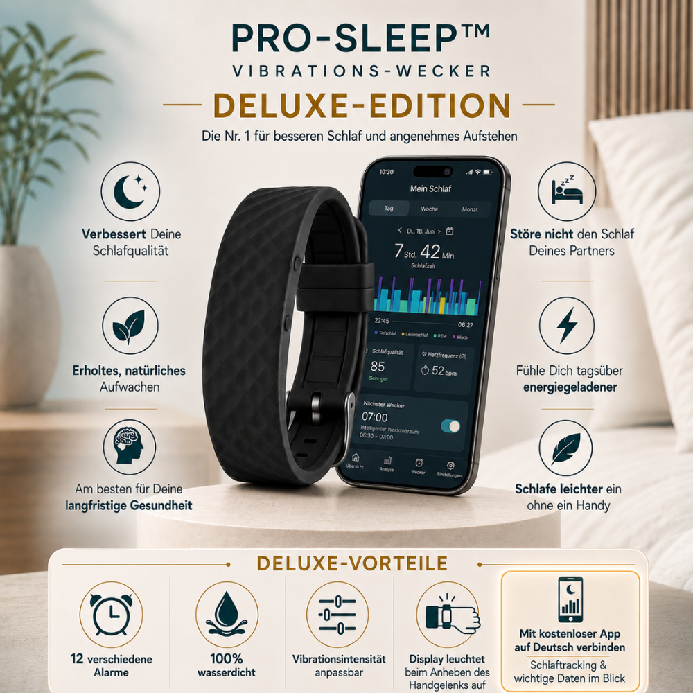 PRO-SLEEP™ Vibrating Alarm Clock
