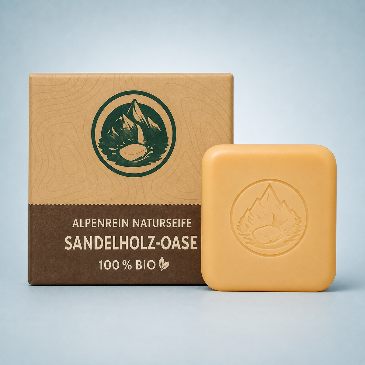 ALPENREIN™ - Naturseife – Variante Sandelholz-Oase