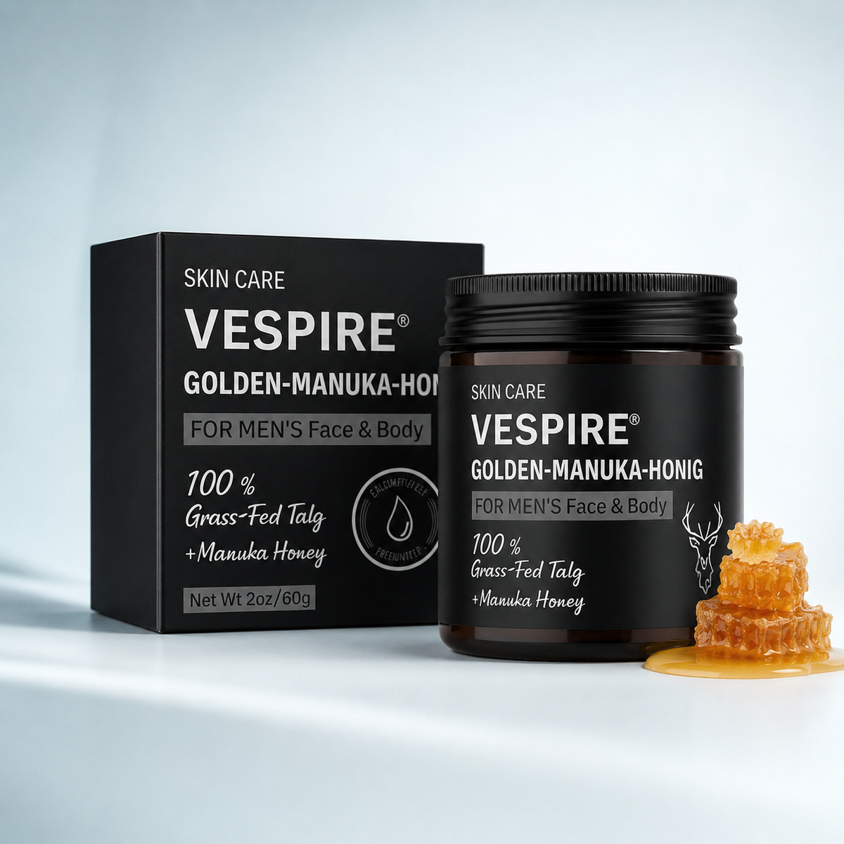 GOLDEN-MANUKA-HONIG™ (60gr) – Produktansicht
