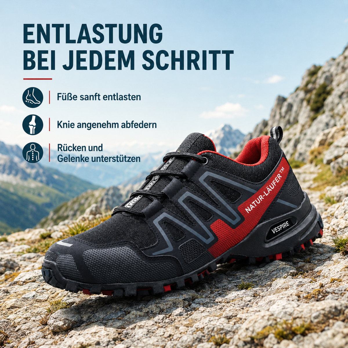 NATUR-LÄUFER™ - Ergonomischer Schuh – Produktansicht 1