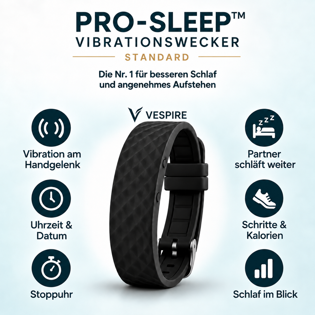 PRO-SLEEP™ Vibrations-Wecker