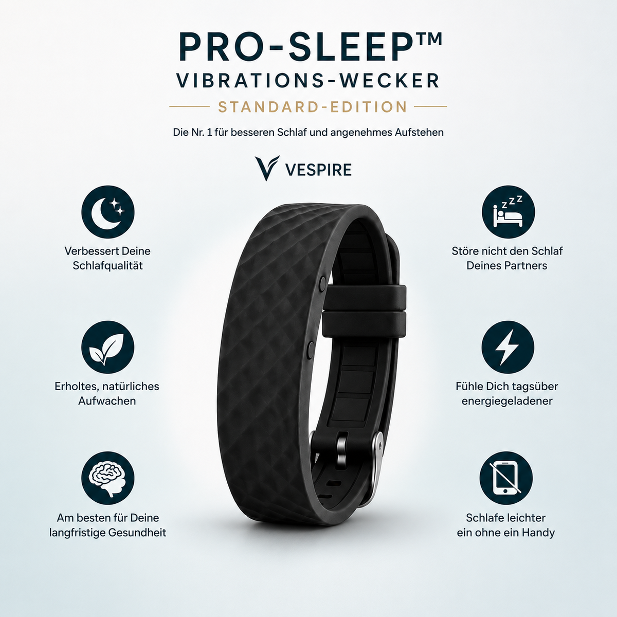 PRO-SLEEP™ Vibrations-Wecker – Standard-Edition und Vorteile