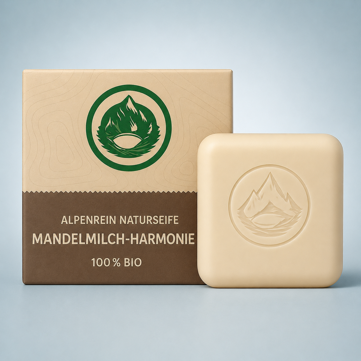 ALPENREIN™ - Naturseife – Variante Mandelmilch-Harmonie