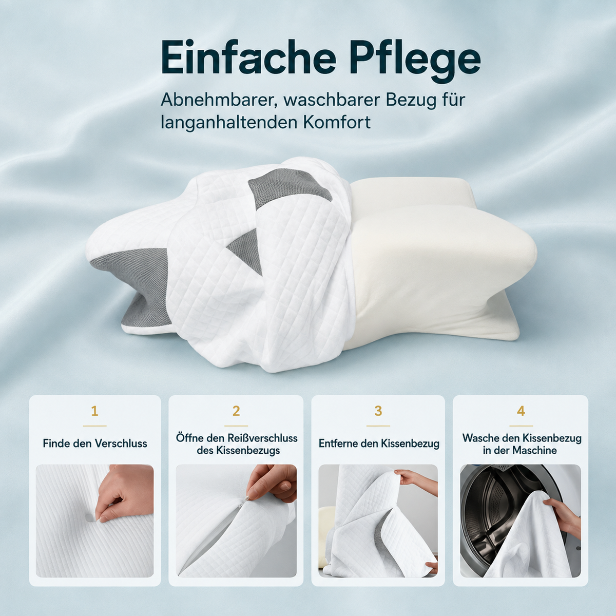ERGO-CLOUD-PILLOW™ – Pflegehinweise
