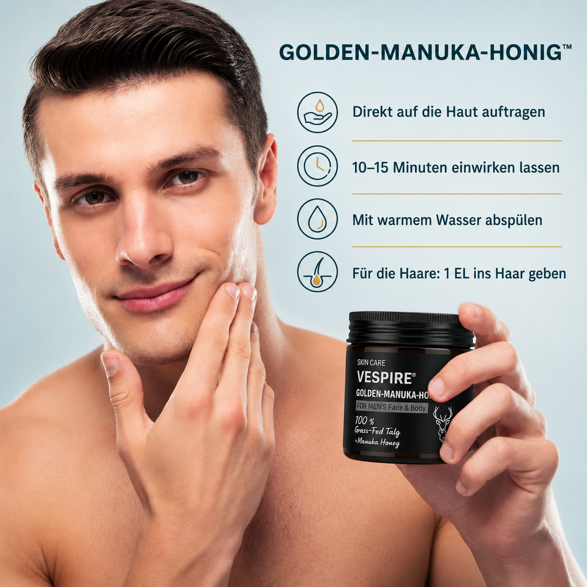 GOLDEN-MANUKA-HONIG™ (60gr) – Anwendung