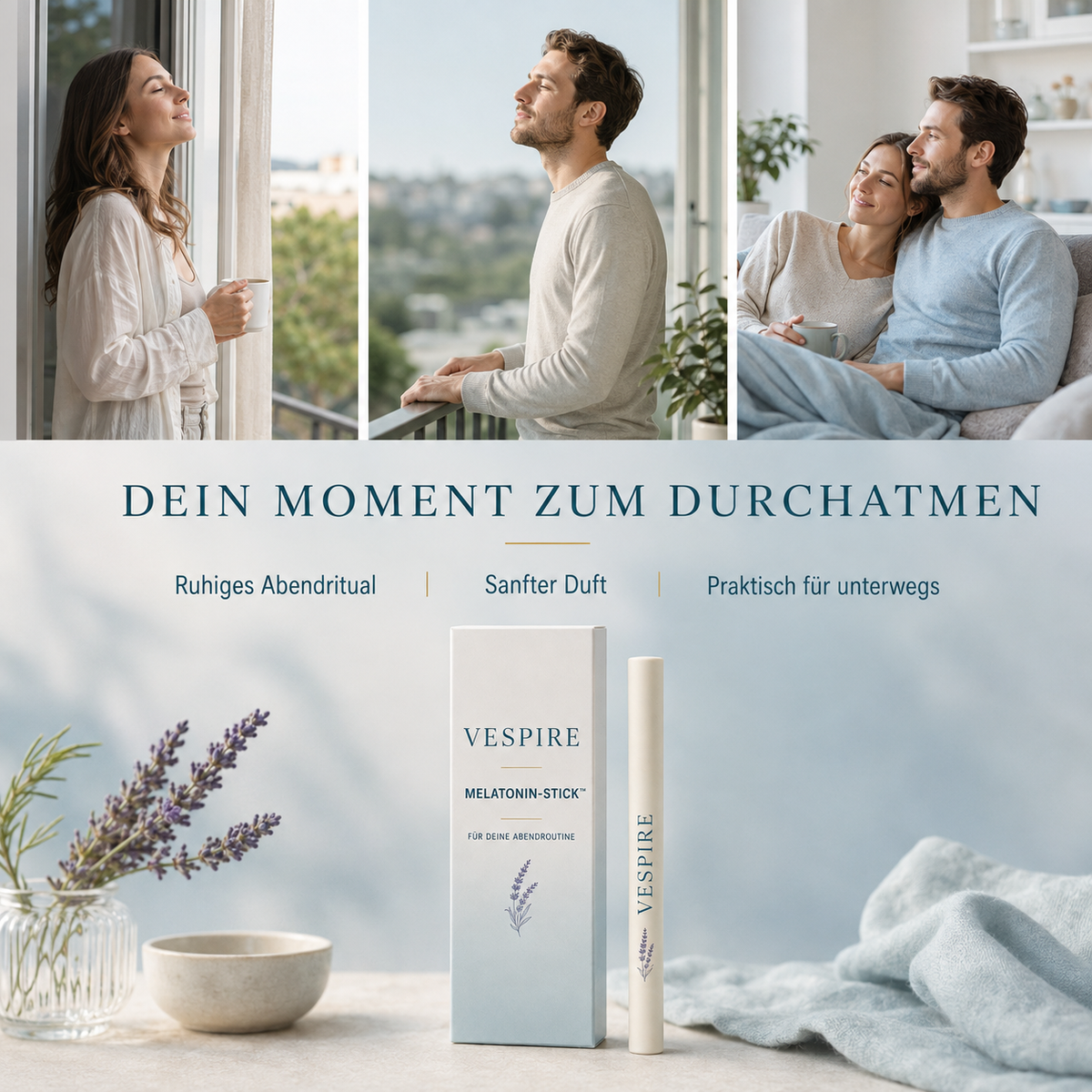 MELATONIN-STICK™ – Duftmoment zum Durchatmen