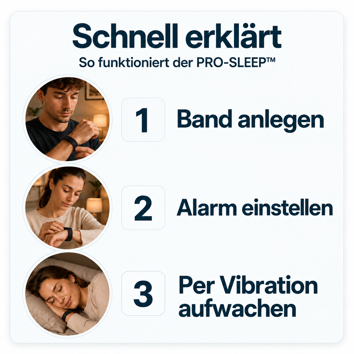 Réveil vibrant PRO-SLEEP™