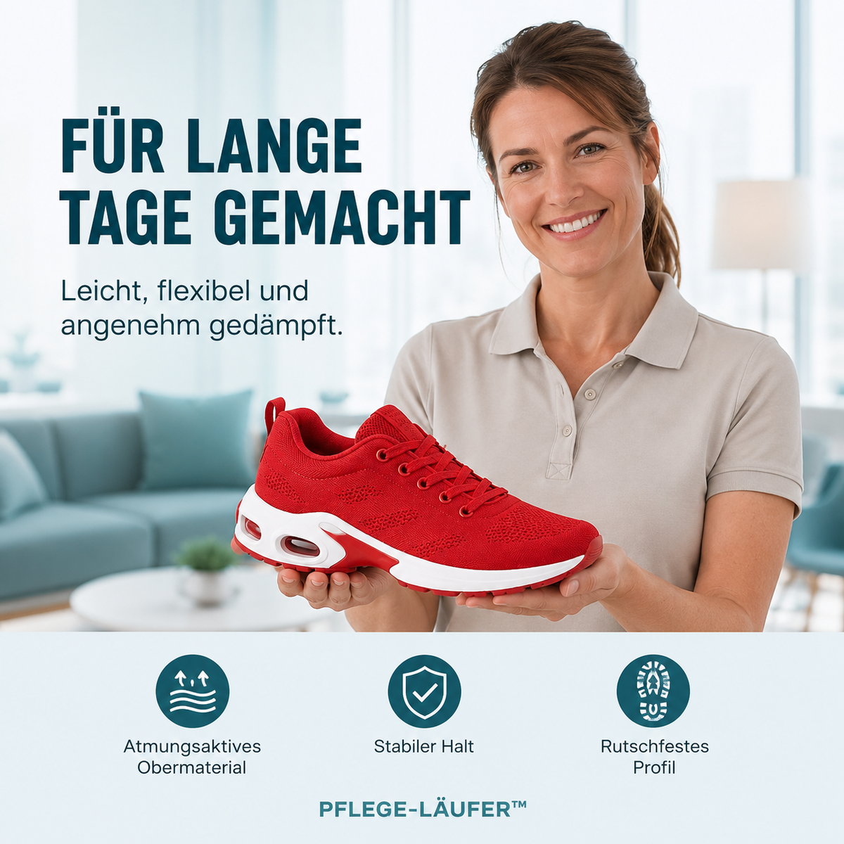 PFLEGE-LÄUFER™ - Komfort-Schuh – Produktansicht 5