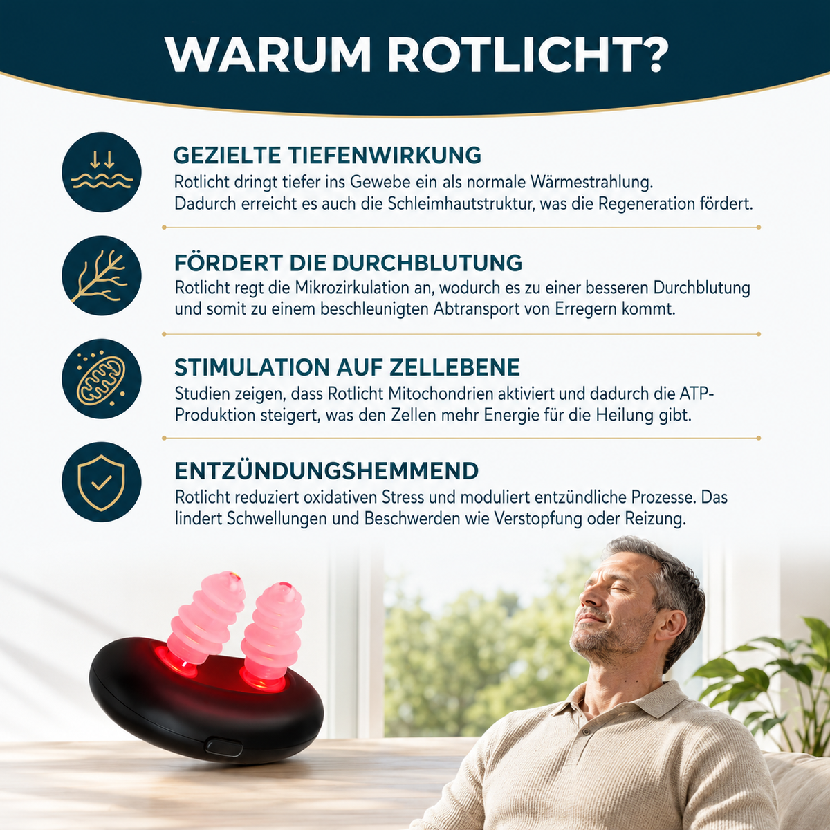 FREE-BREATH-PRO™ – Rotlichtanwendung