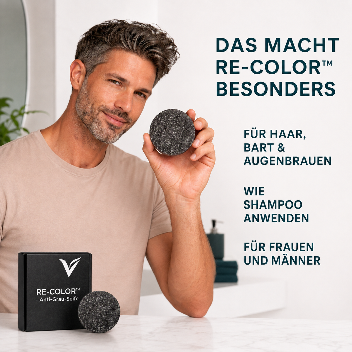 RE-COLOR™ - Anti-Grau-Seife – Vorteile im Überblick