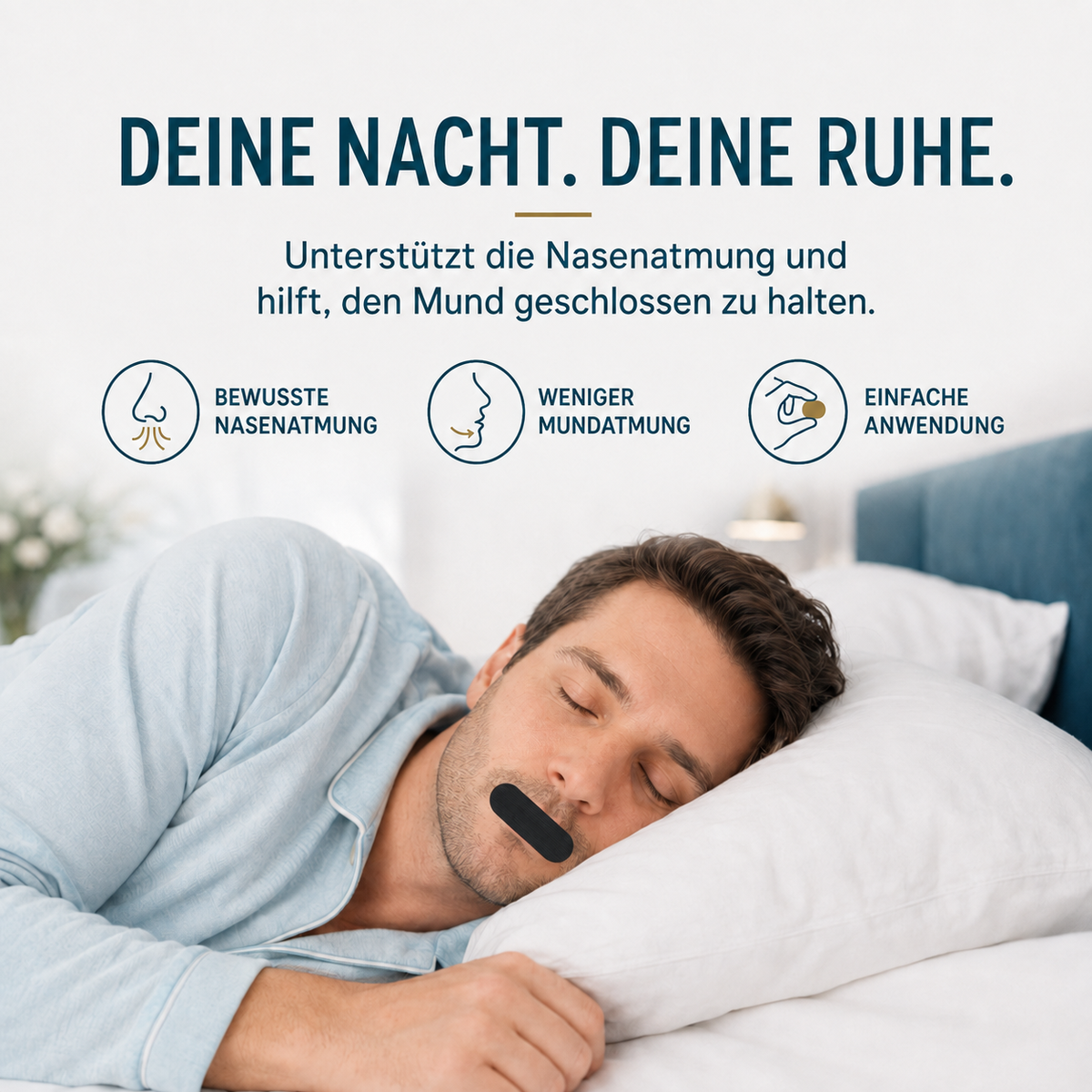 UPGRADE-SCHLAF-PAKET™ – Nasenatmung im Schlaf