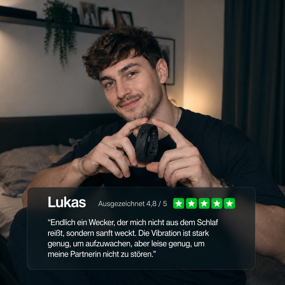 PRO-SLEEP™ Vibrations-Wecker – Kundenbewertung