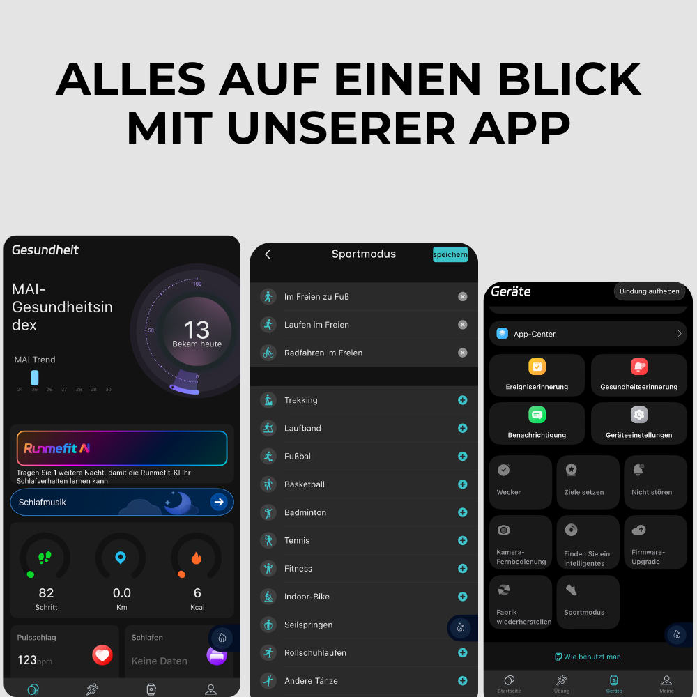 ERSATZ-BÄNDER (PRO-SLEEP™ - Smart Watch)