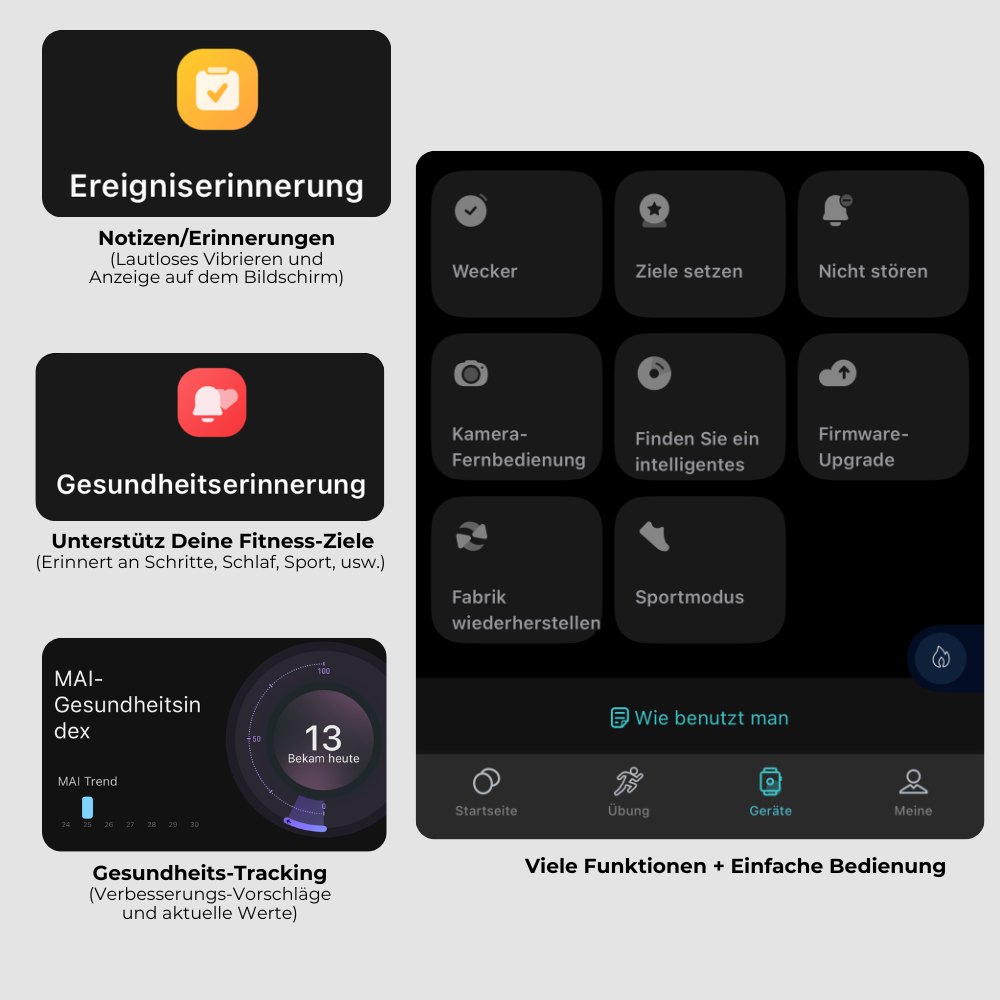 ERSATZ-BÄNDER (PRO-SLEEP™ - Smart Watch)