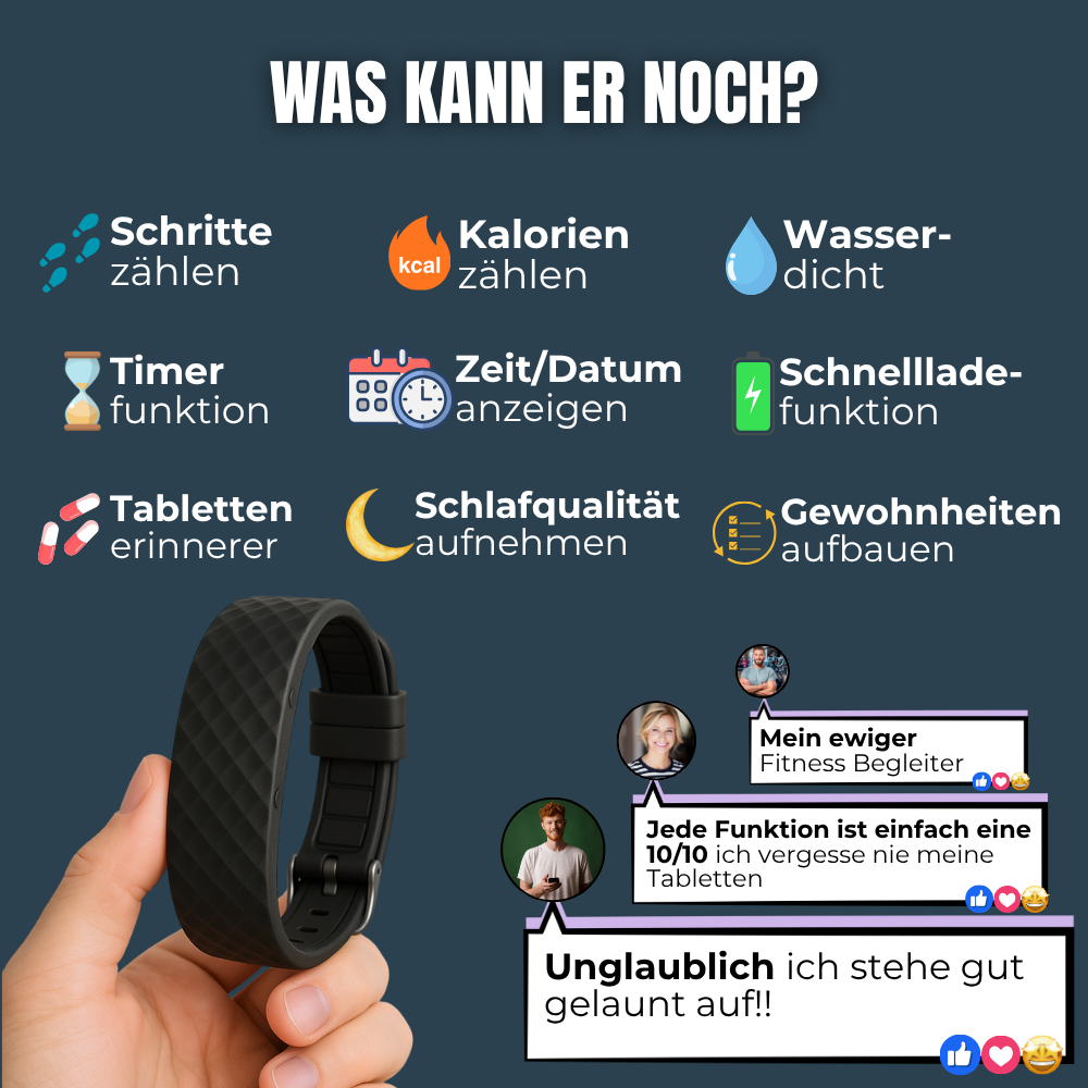 PRO-SLEEP™ Vibrations-Wecker