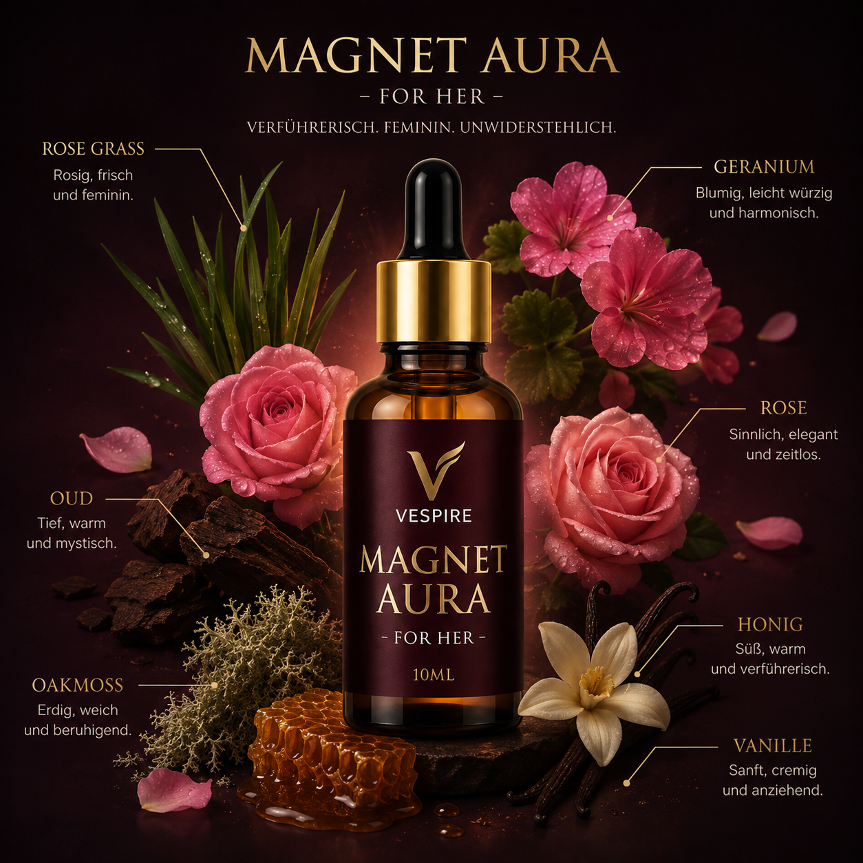 MAGNET-AURA™ FOR HER (Pheromon-Parfümöl)