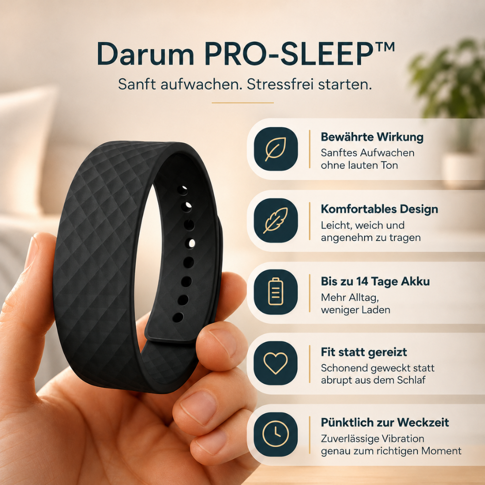 PRO-SLEEP™ Vibrating Alarm Clock