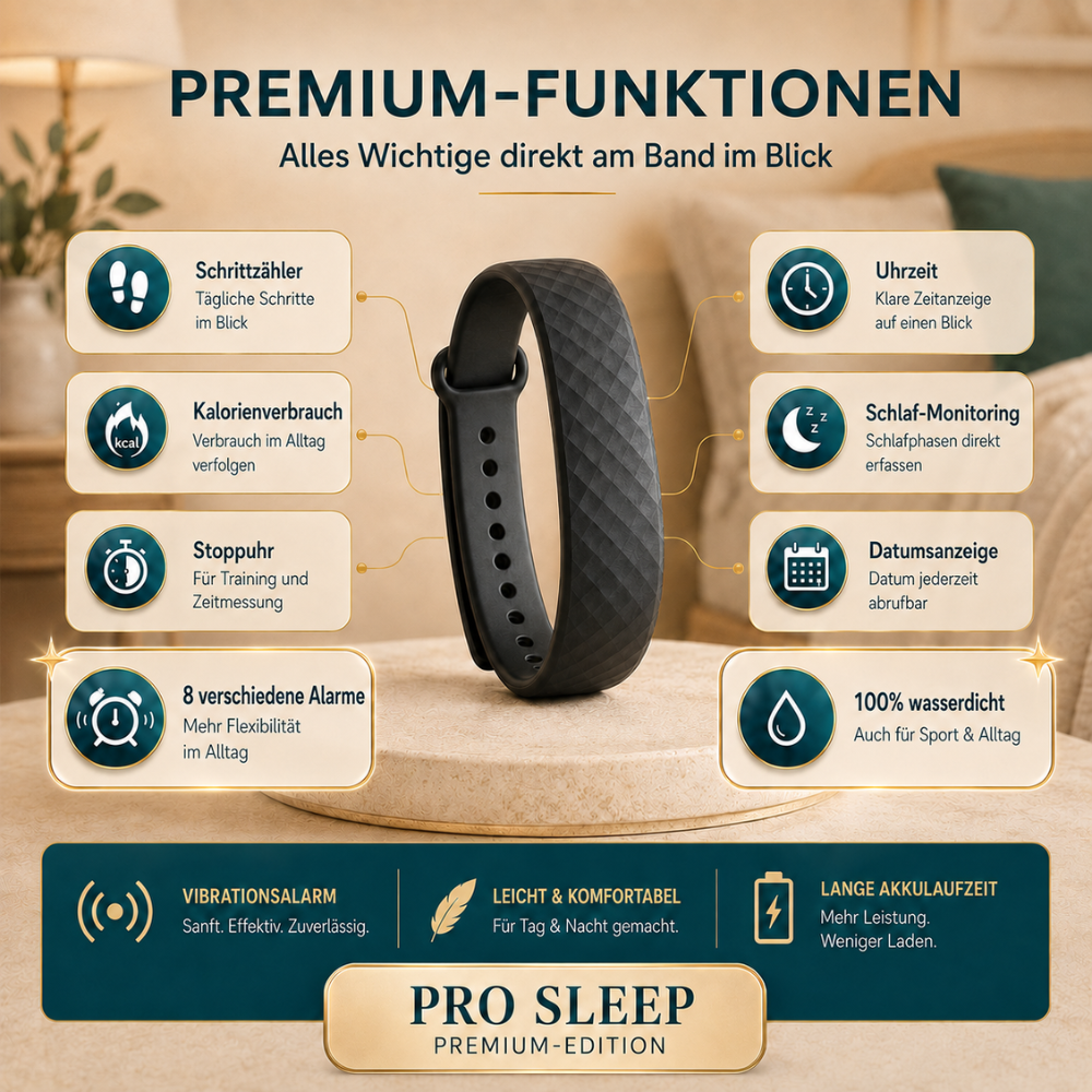 PRO-SLEEP™ Vibrating Alarm Clock