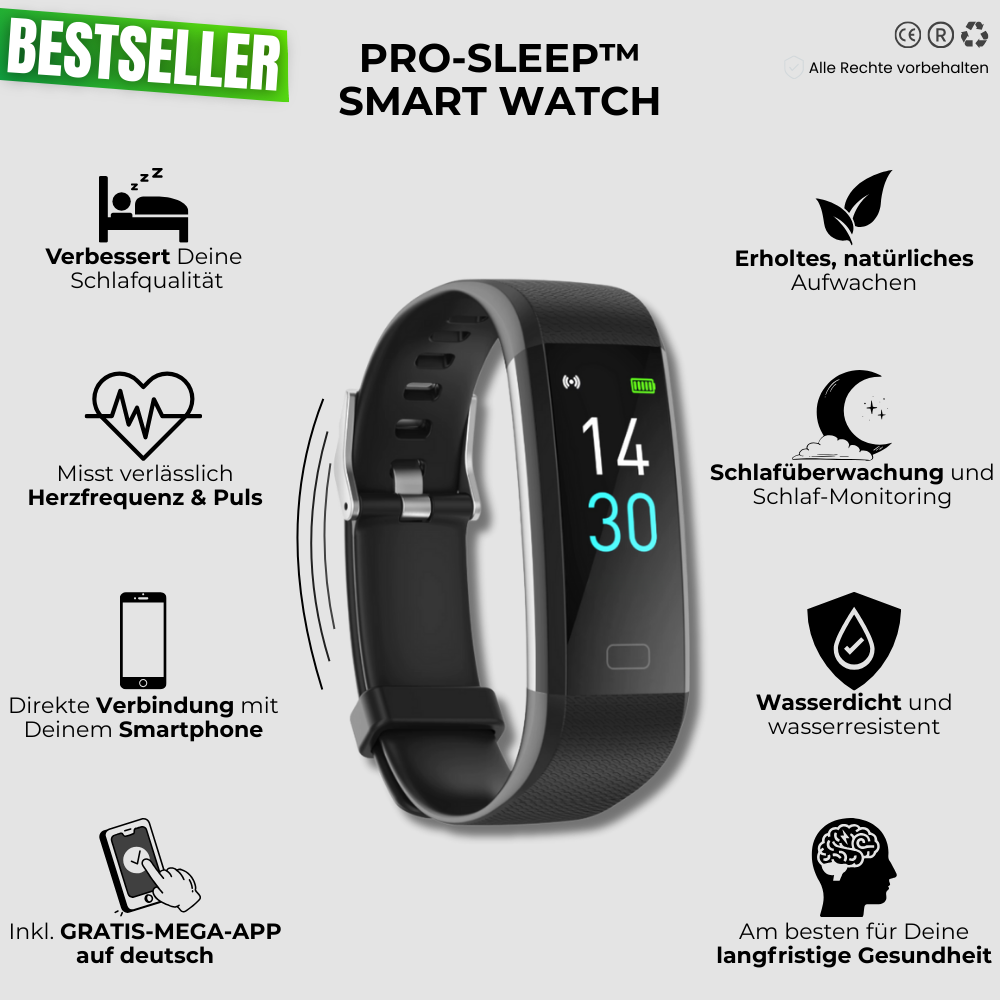 PRO-SLEEP™ Vibrations-Wecker