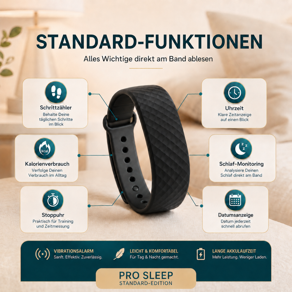 PRO-SLEEP™ Vibrating Alarm Clock