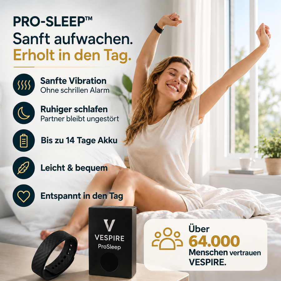 PRO-SLEEP™ Vibrations-Wecker – Sanftes Aufwachen
